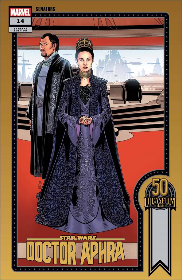 Star Wars: Doctor Aphra issue 14-C Chris Sprouse Lucasfilm 50th Anniversary Cover