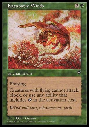Magic the Gathering: Visions (Base Set) card 109 Katabatic Winds