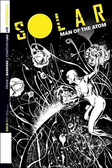 Solar: Man of the Atom (2014) issue 11-C Marc Laming 1:10 Black & White Cover