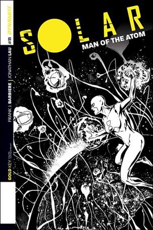 Solar: Man of the Atom (2014) issue 11-C Marc Laming 1:10 Black & White Cover