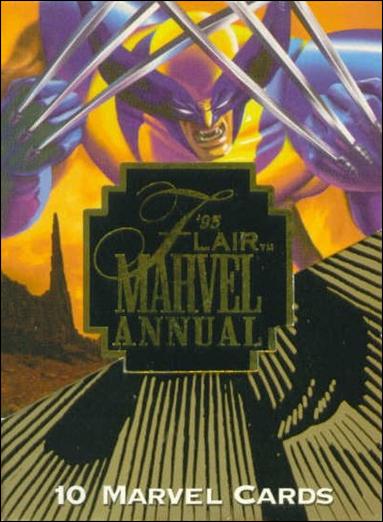 Marvel Annual Flair '95 card 2 Sealed Pack (Wolverine)