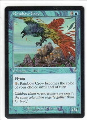 Magic the Gathering: Invasion (Base Set) card 69 Rainbow Crow