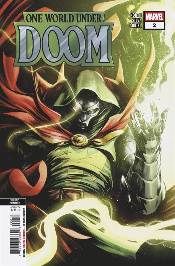 One World Under Doom issue 2-J Alessandro Cappuccio Cover (Second Printing)