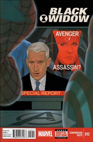 Black Widow (2014) issue 12 Phil Noto Cover