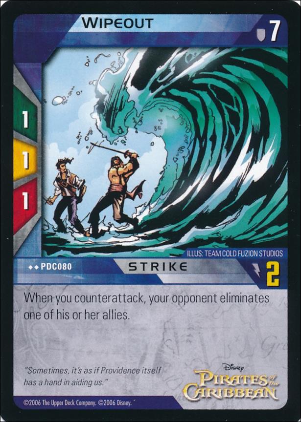 Pirates of the Caribbean - Dead Man's Chest (Base Set) card PDC080 Wipeout