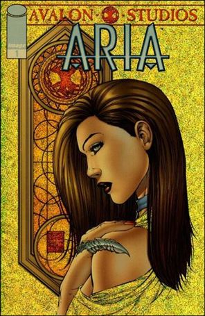 Aria issue 1-D Michael Turner Gold Speckle Cover