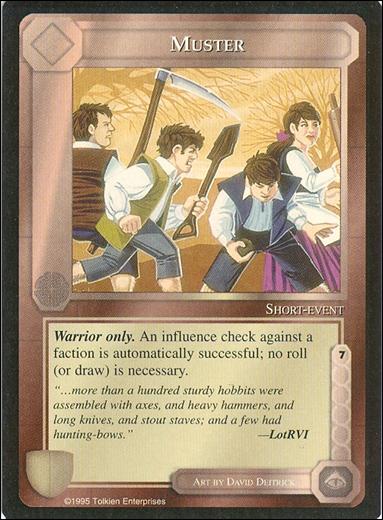 Middle-Earth: The Wizards (Base Set) card 302 Muster