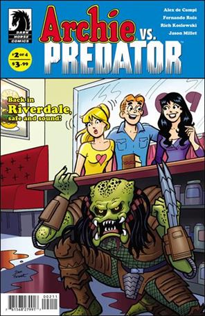 Archie vs Predator issue 2 Dan Parent Cover