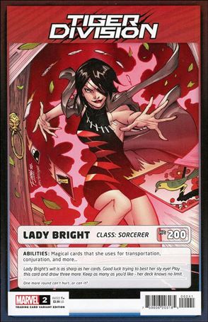 Tiger Division issue 2-C Ron Lim Trading Card Cover