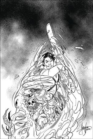 Death to the Army of Darkness issue 5-I Mirka Andolfo 1:20 Black & White Virgin Cover