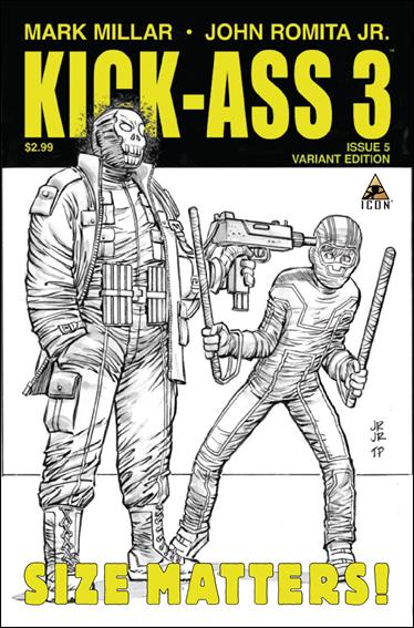 Kick-Ass 3 issue 5-C John Romita Jr. 1:75 Sketch Cover