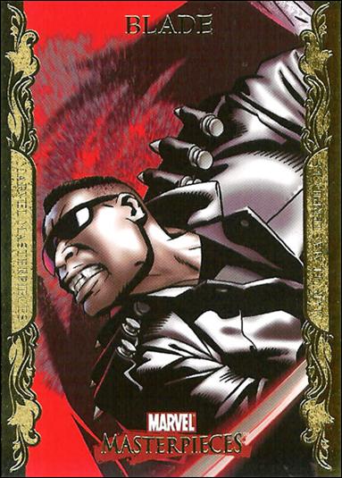 2007 Marvel Masterpieces (Parallel Gold Border Base Set) card 12 Blade