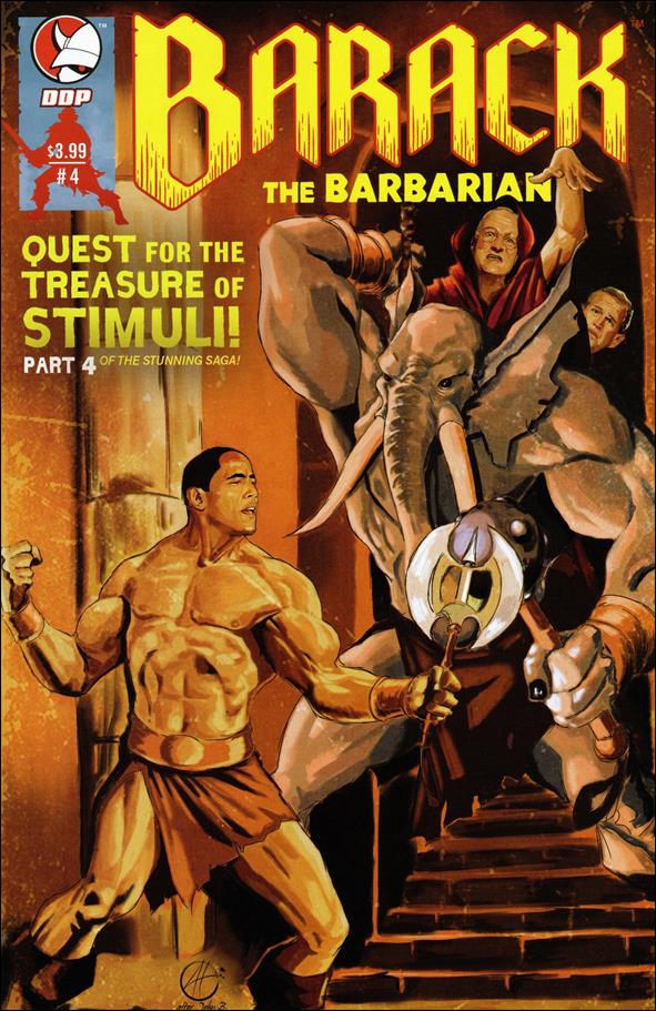Barack the Barbarian: Quest for the Treasure of Stimuli  issue 4