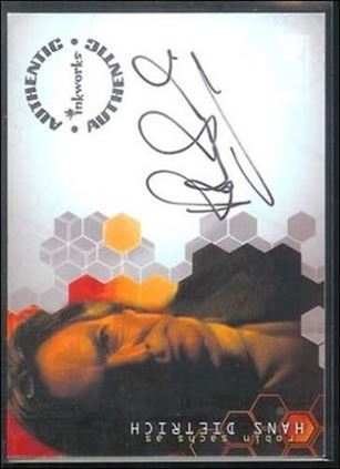 Alias: Season Four (Autograph Subset) card A39 Robin Sachs as Hans Dietrich
