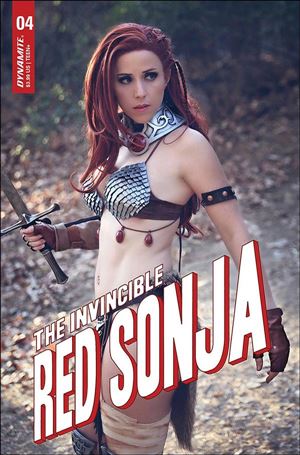Invincible Red Sonja issue 4-E Cosplay Photo Cover
