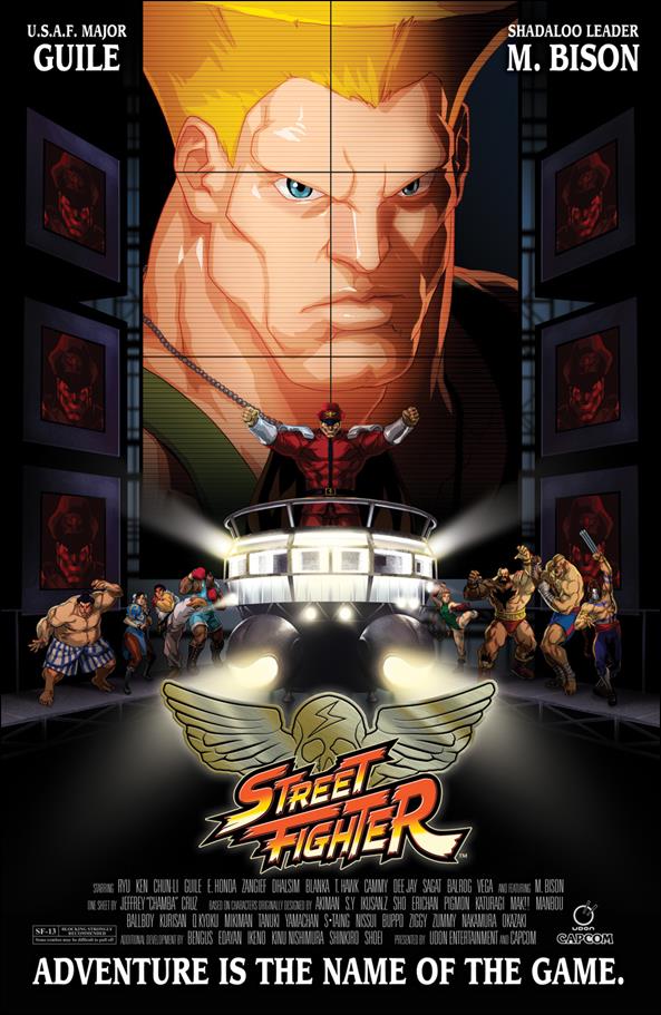 Street Fighter Unlimited issue 7-C Jeffrey "Chamba" Cruz Movie Poster Cover