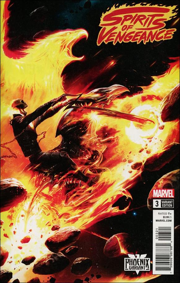 Spirits of Vengeance (2017) issue 3-B Francesco Mattina Phoenix Cover