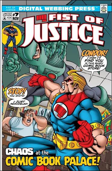 Fist of Justice issue 7-C Comic Book Palace Cover 1/100