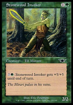 Magic the Gathering: Legions (Base Set) card 139 Stonewood Invoker