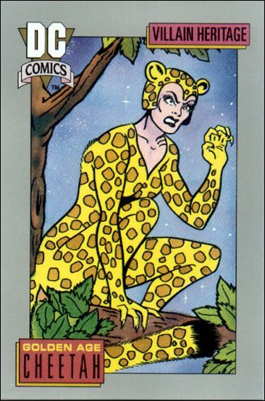 DC Cosmic Cards (Base Set) card 22 Golden Age Cheetah
