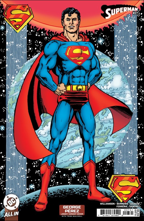 Superman (2023) issue 27-F George Pérez Legacy Cardstock Cover