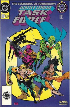 Justice League Task Force issue 0-C Zero Hour Logo UPC