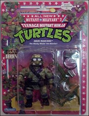 Teenage Mutant Ninja Turtles: Mutant Military figure 5 Delta Team Don