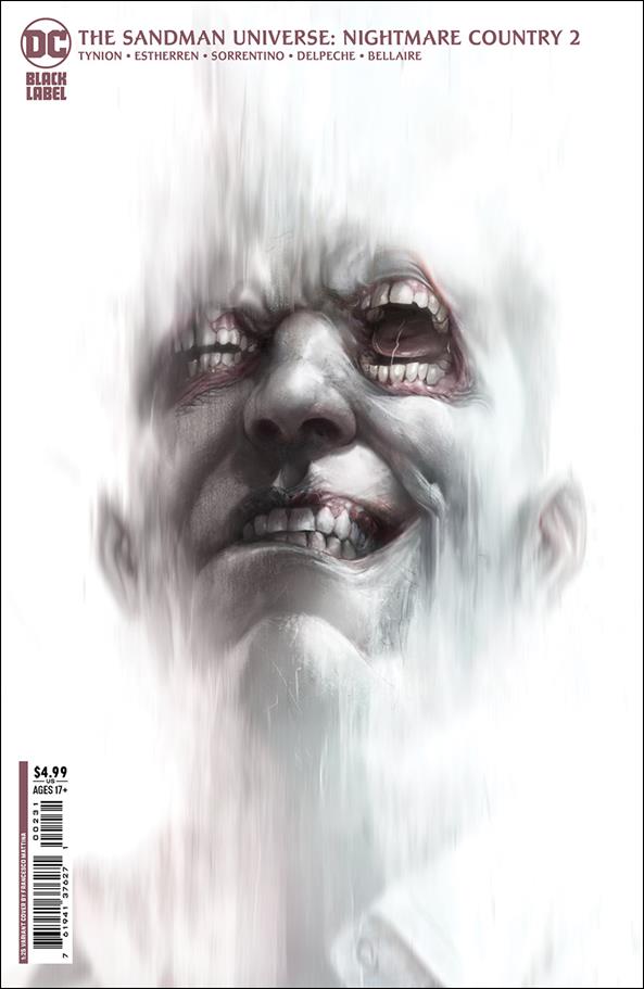 Sandman Universe: Nightmare Country issue 2-C Francesco Mattina 1:25 Cardstock Cover