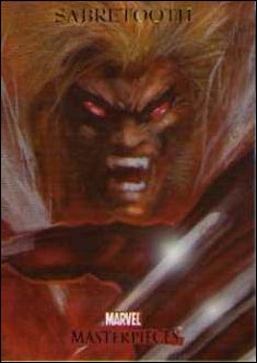 2007 Marvel Masterpieces (Base Set) card 70 Sabretooth