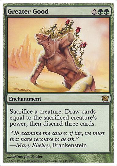 Magic the Gathering: 9th Edition (Base Set) card 245 Greater Good