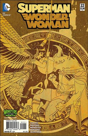 Superman/Wonder Woman issue 22-B John Paul Leon Monsters of the Month Cover