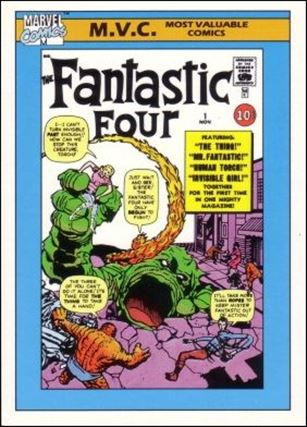 Marvel Universe: Series 1 (Base Set) card 124 Fantastic Four #1