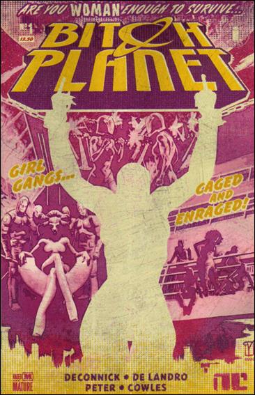 Bitch Planet issue 1-D Valentine DeLandro Retailer Display Cover