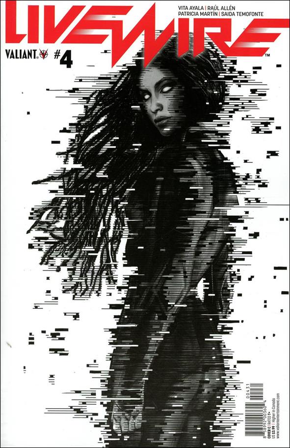 Livewire issue 4-C Adam Pollina Black & White Cover