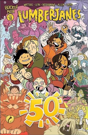 Lumberjanes issue 50 Kat Leyh Cover