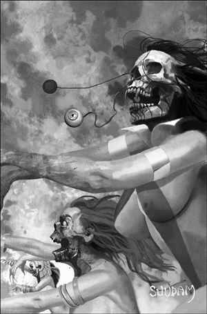 Die!namite: Our Bloody Valentine issue One Shot-N Arthur Suydam 1:15 Black & White Virgin Cover