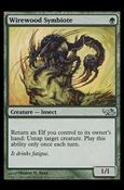 Magic the Gathering: Duel Decks: Elves vs. Goblins (Base Set) card 17 Wirewood Symbiote