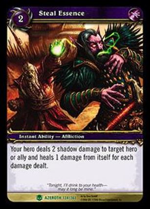 World of Warcraft: Heroes of Azeroth (Base Set) card 134 Steal Essence