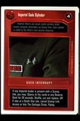 Star Wars: Premiere Unlimited (Base Set) card 112 Imperial Code Cylinder