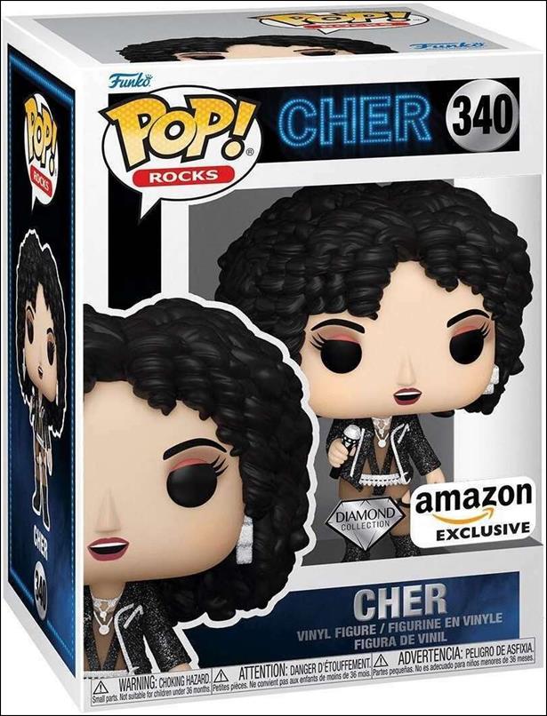 Pop! Rocks figure 340-B Cher (Diamond) Amazon Exclusive