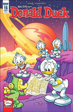 Donald Duck issue 16-C Massimo Fecchi 1:10 Cover