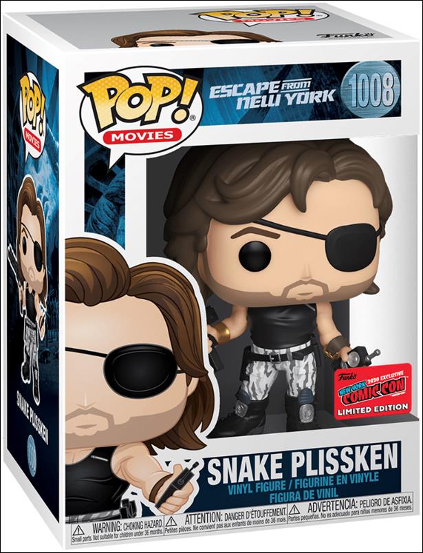 POP! Movies figure 1008 Snake Plissken NYCC 2020 Exclusive