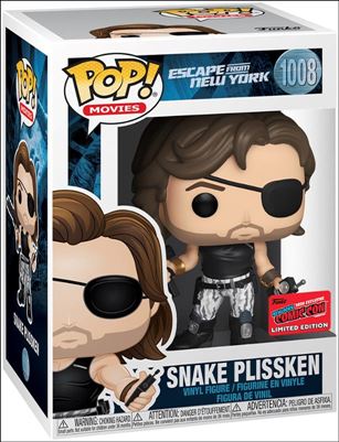 POP! Movies figure 1008 Snake Plissken NYCC 2020 Exclusive