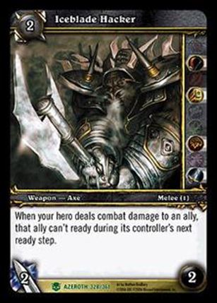 World of Warcraft: Heroes of Azeroth (Base Set) card 328 Iceblade Hacker