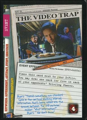 X-Files: 101361 (Base Set) card XF97-0460x1 The Video Trap