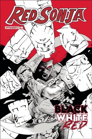 Red Sonja: Black White Red issue 6-C Jonathan Lau Cover