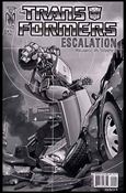 Transformers: Escalation issue 1-C E.J. Su Graytones Cover