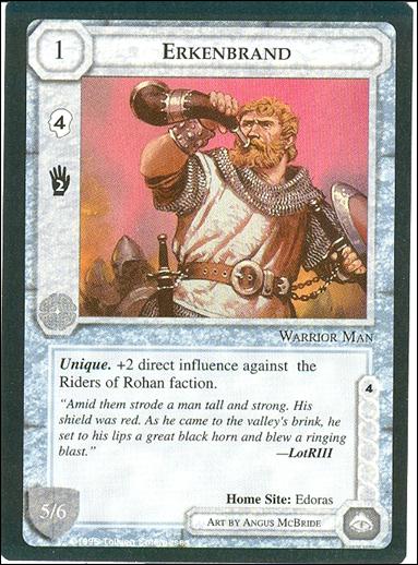 Middle-Earth: The Wizards (Base Set) card 145 Erkenbrand