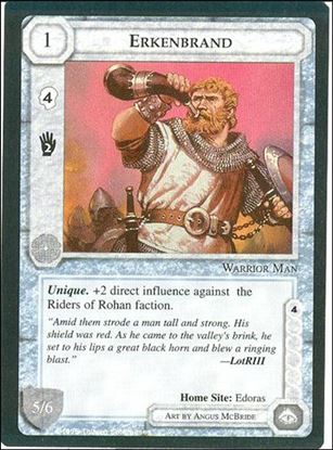 Middle-Earth: The Wizards (Base Set) card 145 Erkenbrand