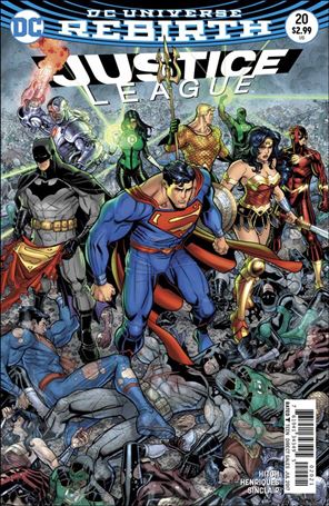 Justice League (2016) issue 20-B Nick Bradshaw Cover